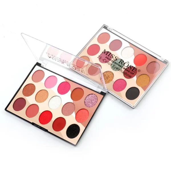 Miss Rose 15 Colours Eyeshadows Kit - Image 3