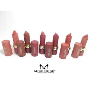 Miss Rose Set Of 6 Bold Matte Lipsticks