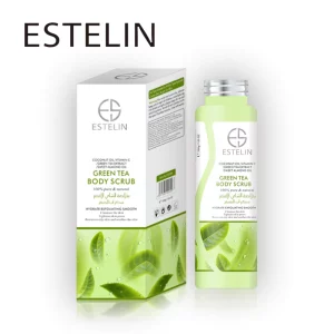 Estelin Bath Salt Soothing Body Scrub Exfoliating  -  Green Tea