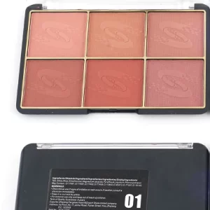 Miss Rose 6 Color Blush Kit