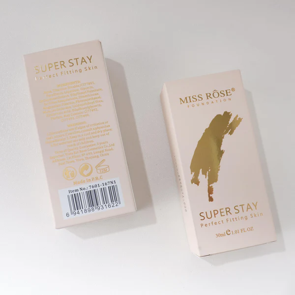 Miss Rose Super Stay foundation- Perfect fitting Skin