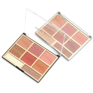 Miss rose 6 color blush & 2 color bronzer